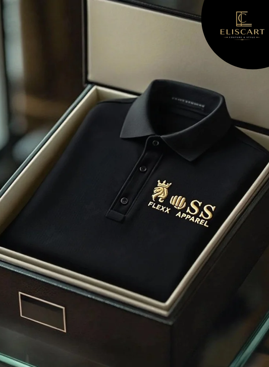 Men's Breathable Polyester Short Sleeve Polo Shirt - Versatile Business Casual Style